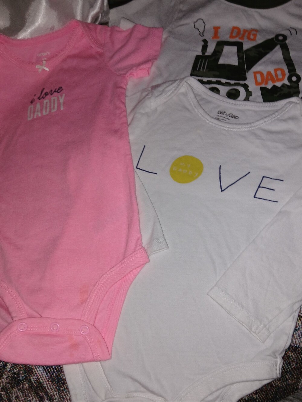 FATHER'S DAY! Onesies & Tshirt, 18m-18-24mos, 3/$12., Can be 3/$10.